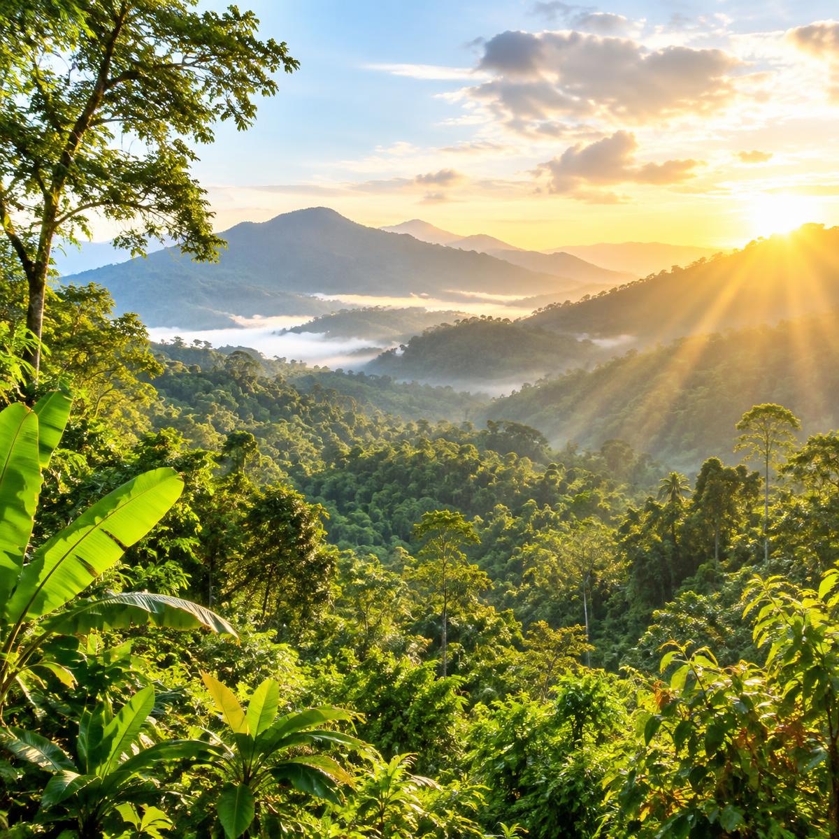 Selva montañosa colombiana al amanecer (imagen provisional)